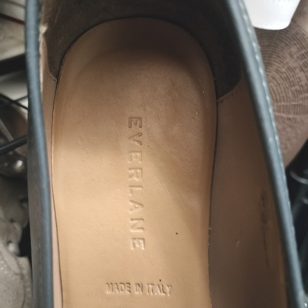 Everlane Street Shoe (Navy Leather Slip-ons) - Picture 6 of 8